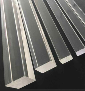 Прямоугольные акриловые стержни из оргстекла— прозрачные 40 мм, 8